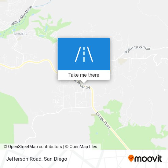 Mapa de Jefferson Road