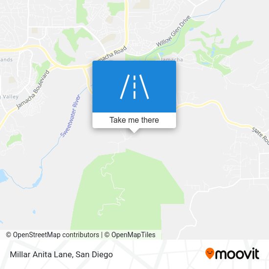 Mapa de Millar Anita Lane