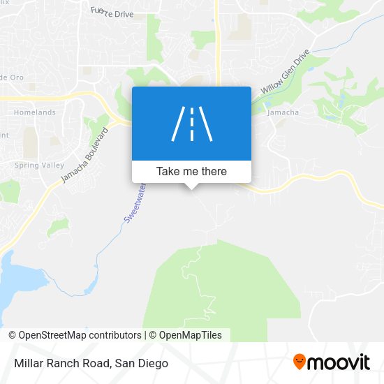 Mapa de Millar Ranch Road