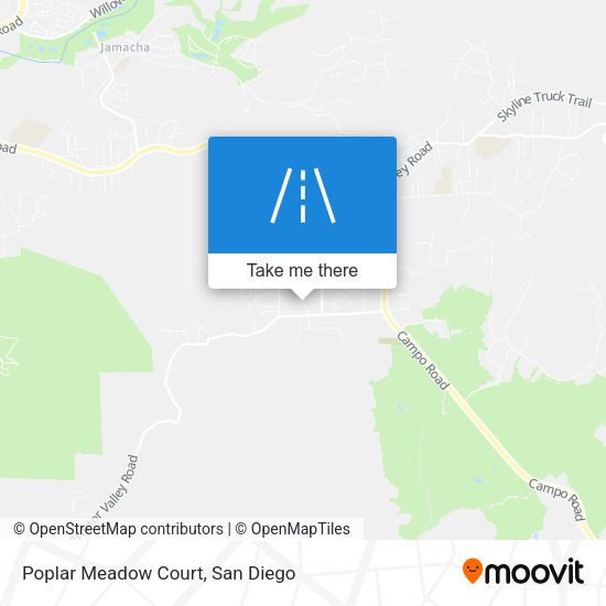 Mapa de Poplar Meadow Court