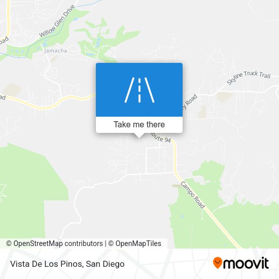 Vista De Los Pinos map