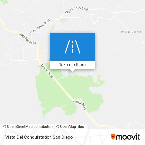 Mapa de Vista Del Conquistador