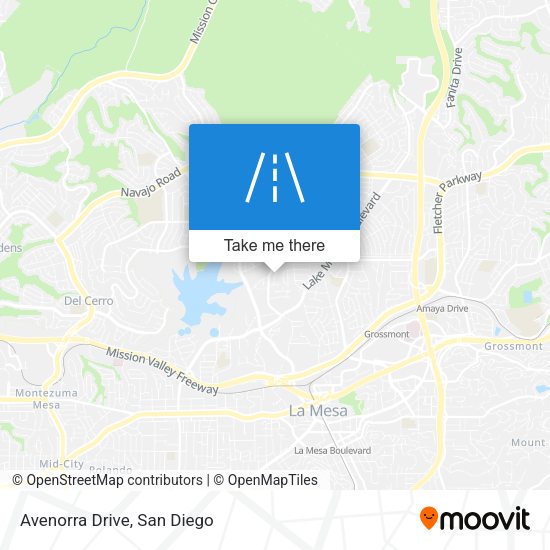 Avenorra Drive map