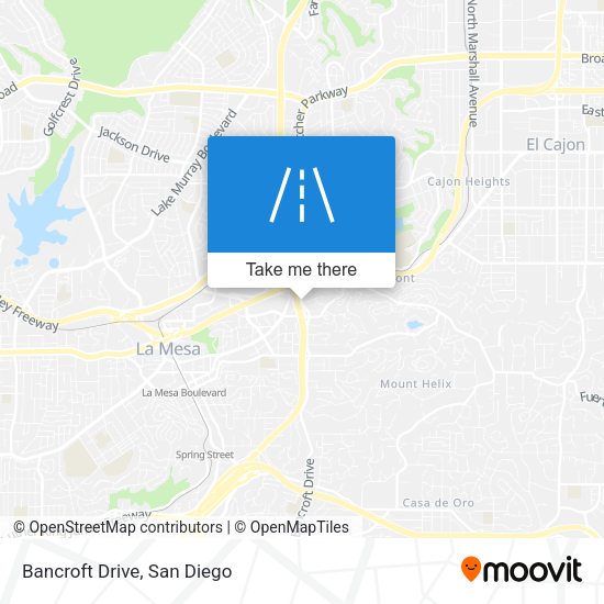 Bancroft Drive map