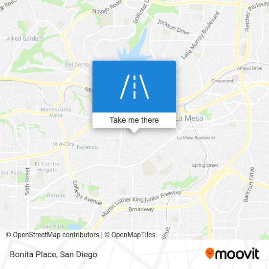 Mapa de Bonita Place
