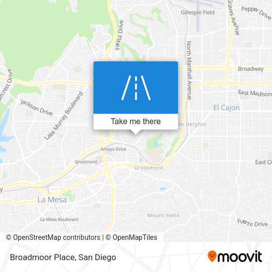 Mapa de Broadmoor Place