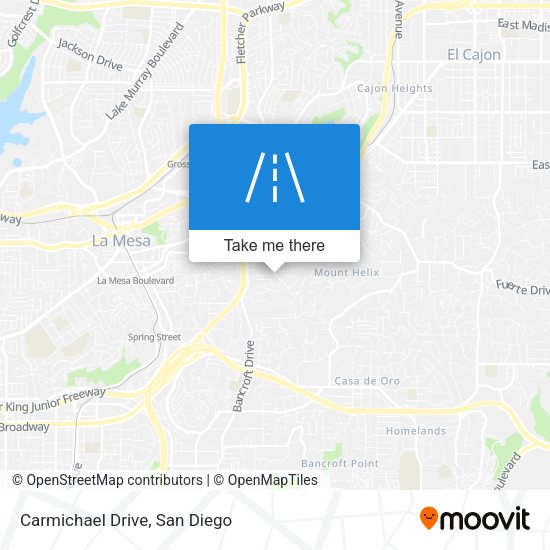 Mapa de Carmichael Drive