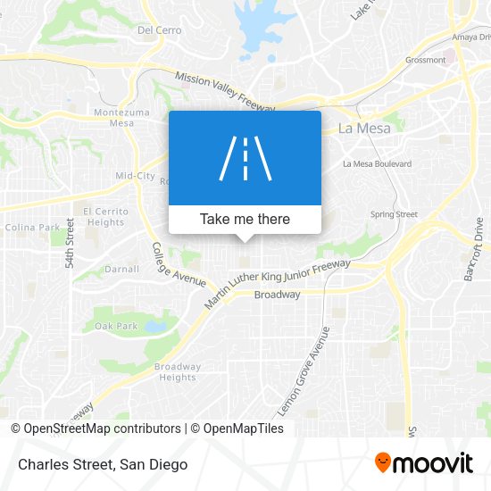 Mapa de Charles Street