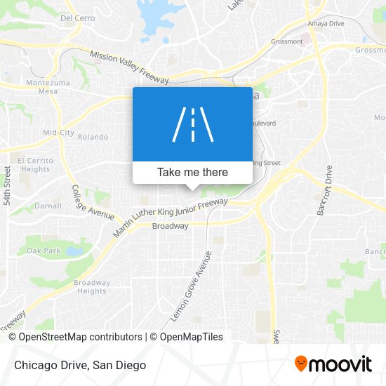 Mapa de Chicago Drive