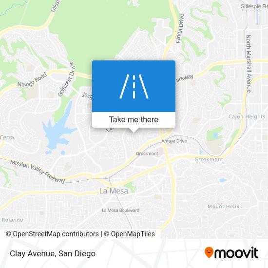Mapa de Clay Avenue
