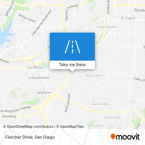 Mapa de Fletcher Drive