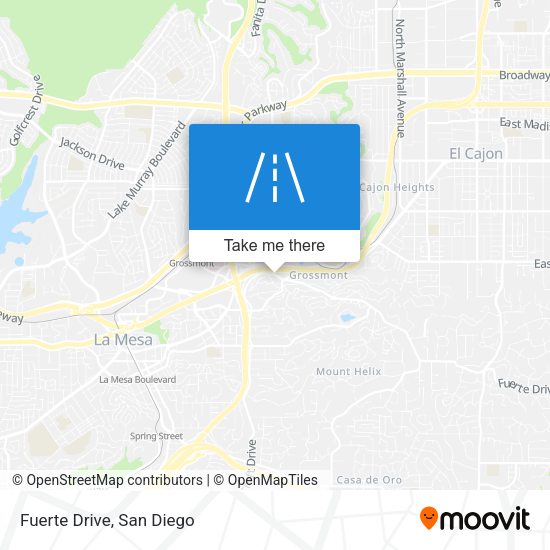 Mapa de Fuerte Drive