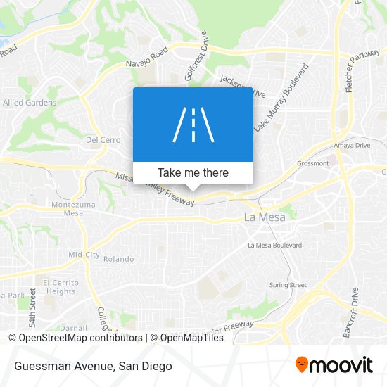 Mapa de Guessman Avenue