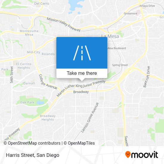 Mapa de Harris Street