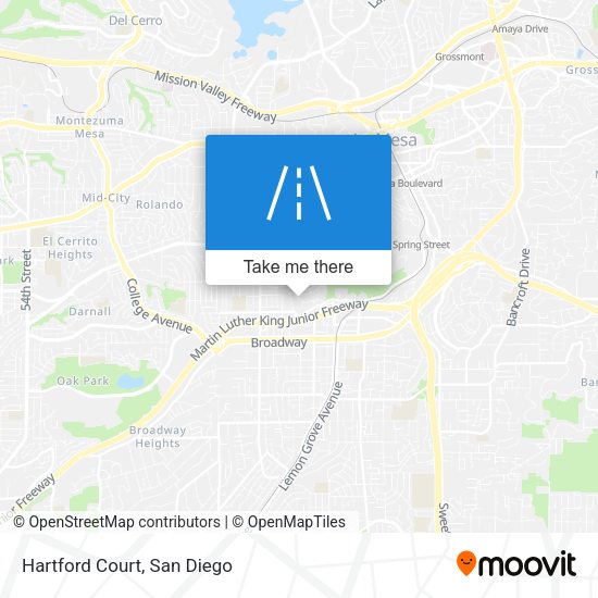 Mapa de Hartford Court