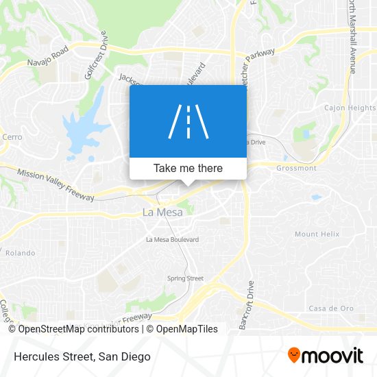 Mapa de Hercules Street