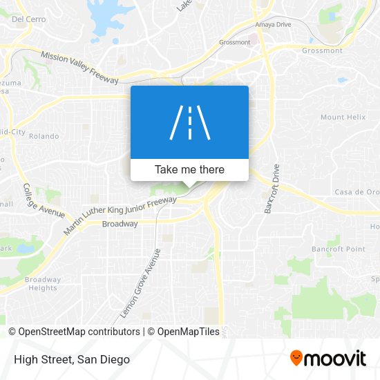 Mapa de High Street
