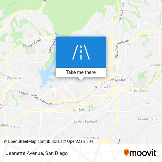 Mapa de Jeanette Avenue