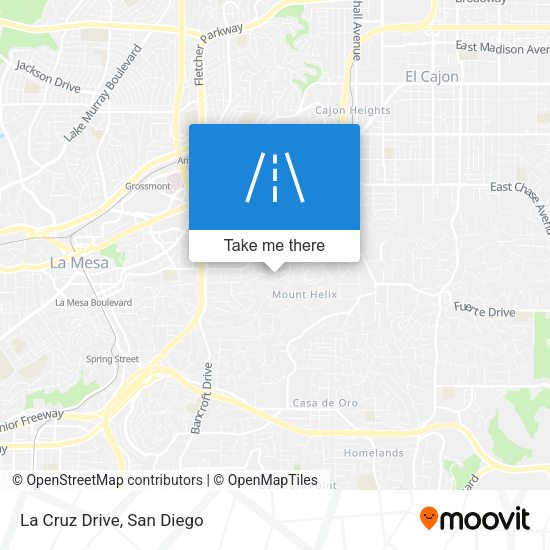 Mapa de La Cruz Drive