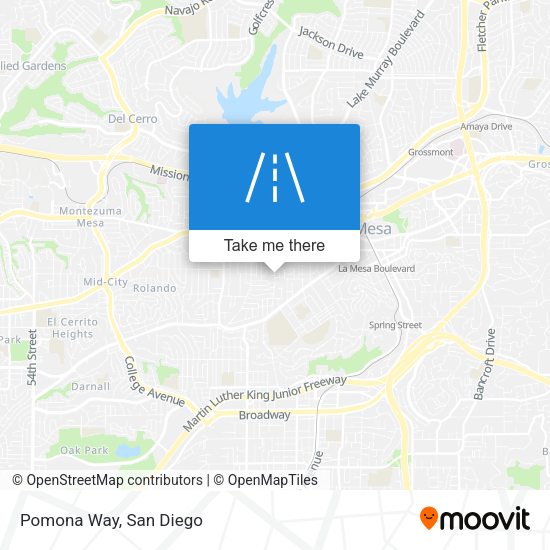 Mapa de Pomona Way