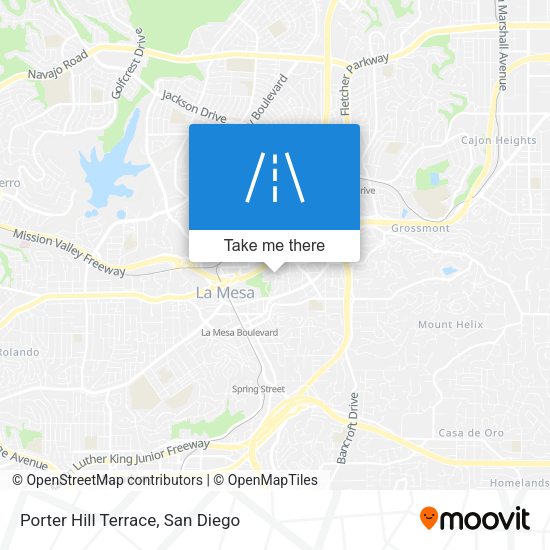 Porter Hill Terrace map