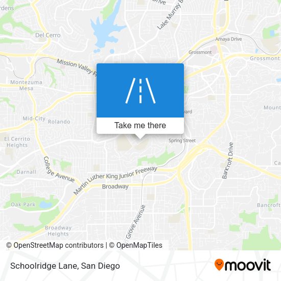 Mapa de Schoolridge Lane