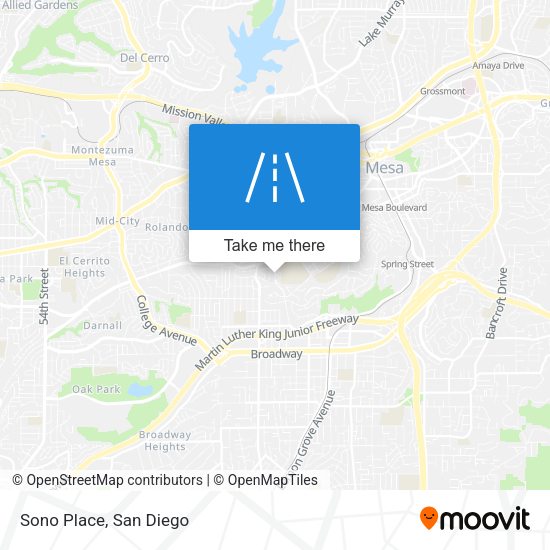 Mapa de Sono Place
