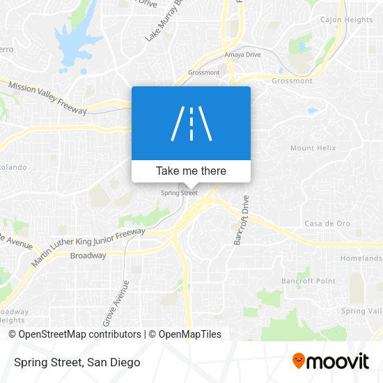 Mapa de Spring Street