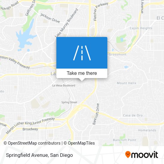 Mapa de Springfield Avenue