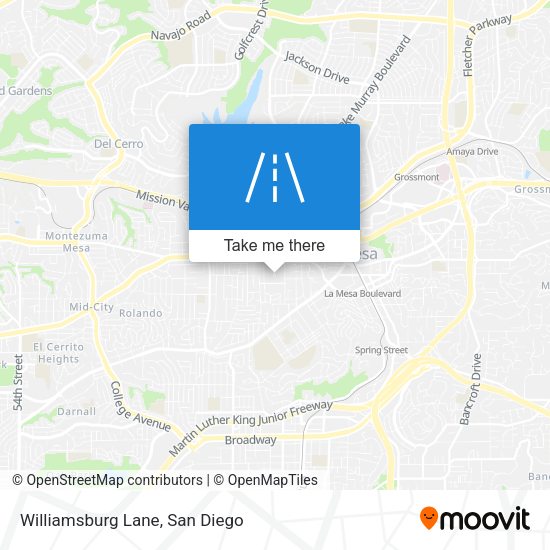 Mapa de Williamsburg Lane