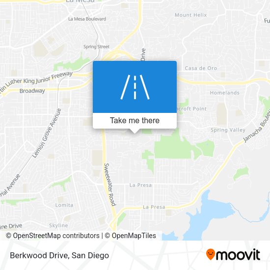 Mapa de Berkwood Drive