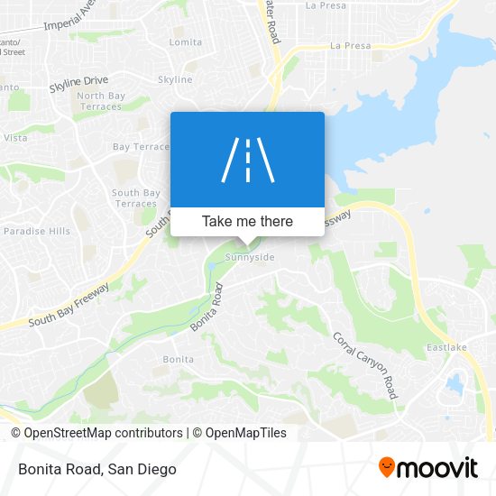 Mapa de Bonita Road