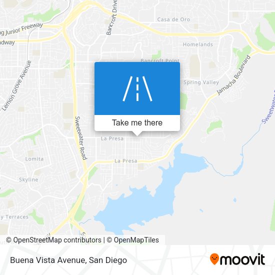 Mapa de Buena Vista Avenue