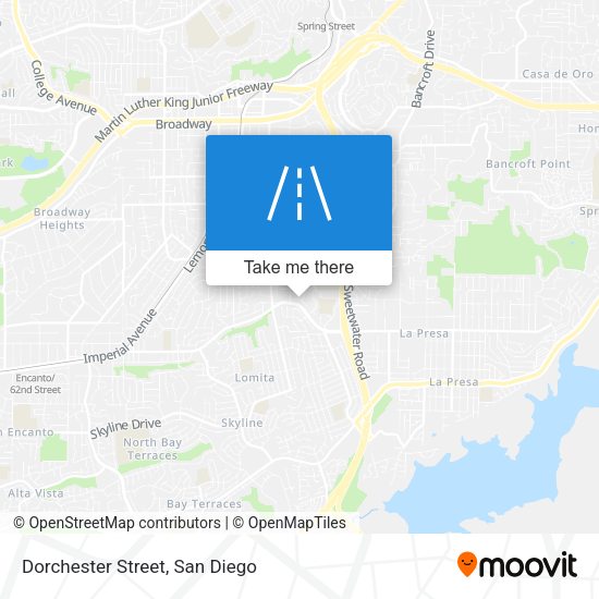 Dorchester Street map