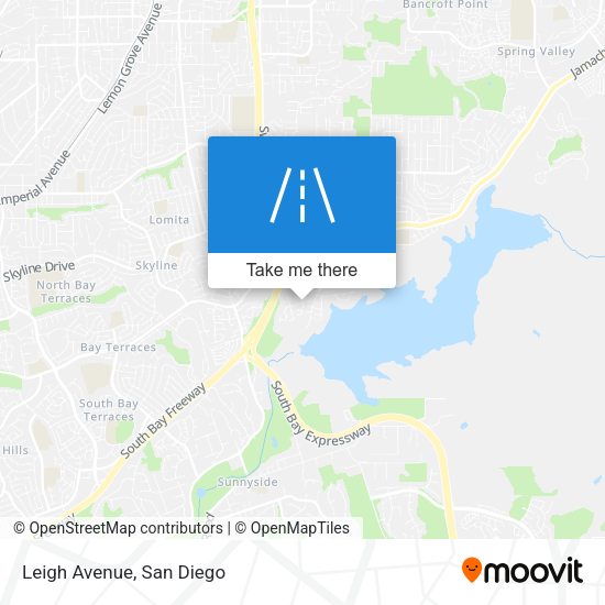 Mapa de Leigh Avenue