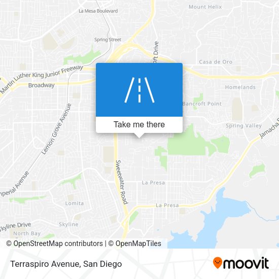 Terraspiro Avenue map