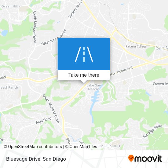 Mapa de Bluesage Drive