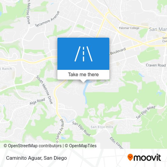 Mapa de Caminito Aguar