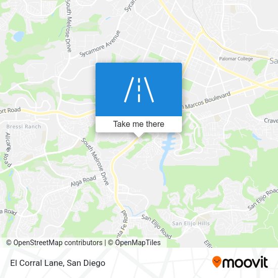 Mapa de El Corral Lane