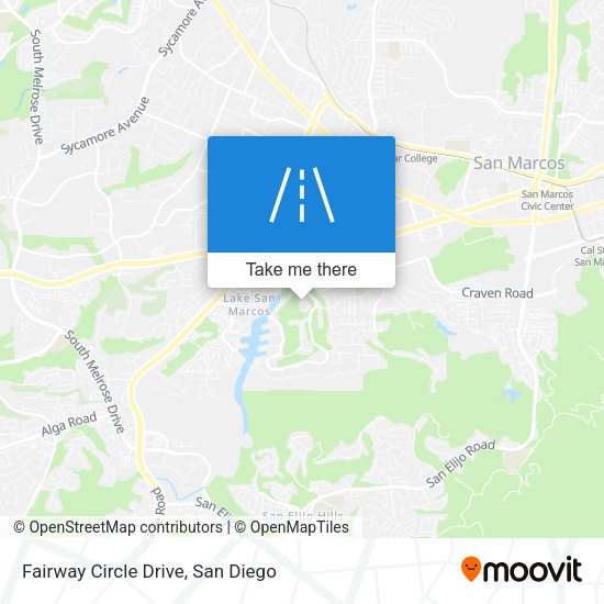 Fairway Circle Drive map