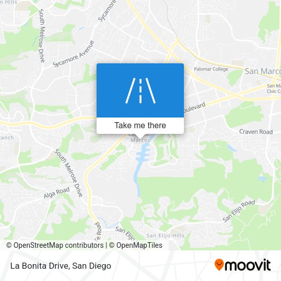 Mapa de La Bonita Drive
