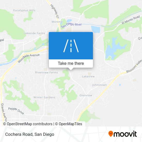 Mapa de Cochera Road