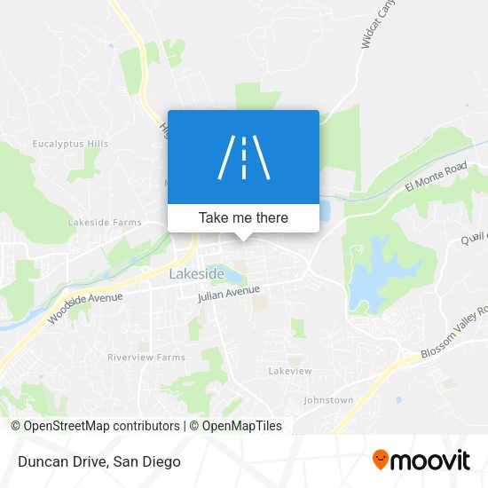 Mapa de Duncan Drive