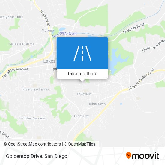 Mapa de Goldentop Drive