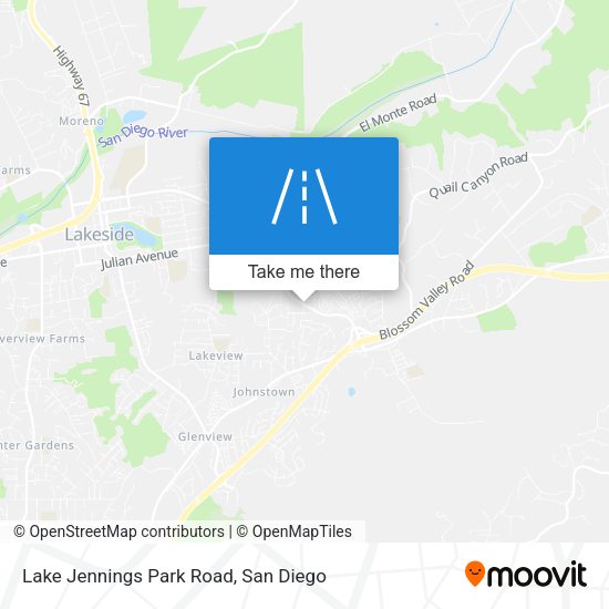 Mapa de Lake Jennings Park Road