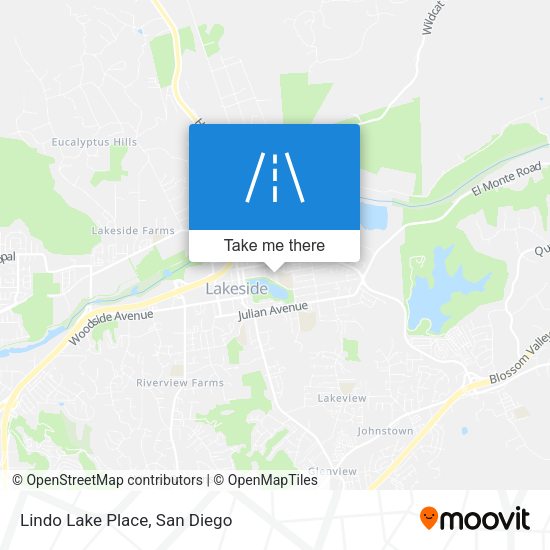 Mapa de Lindo Lake Place