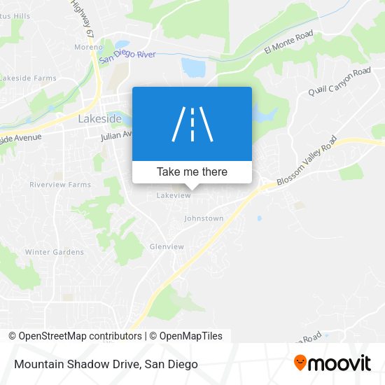Mapa de Mountain Shadow Drive