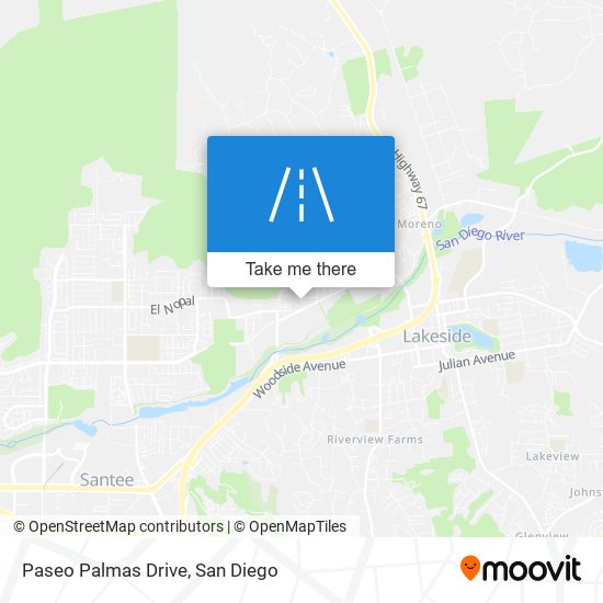 Mapa de Paseo Palmas Drive