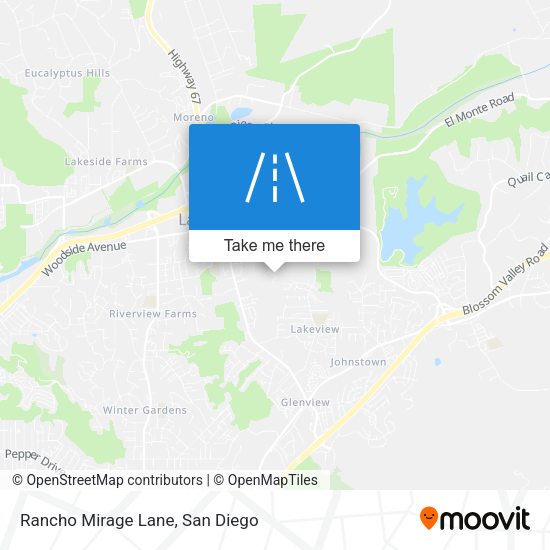 Mapa de Rancho Mirage Lane