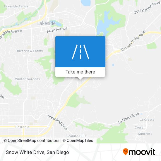 Mapa de Snow White Drive